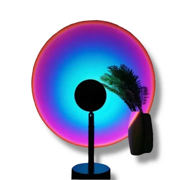 NEW - RGB Sunset Projector Light with Remote Black - NO STAND - Picture 1 of 8